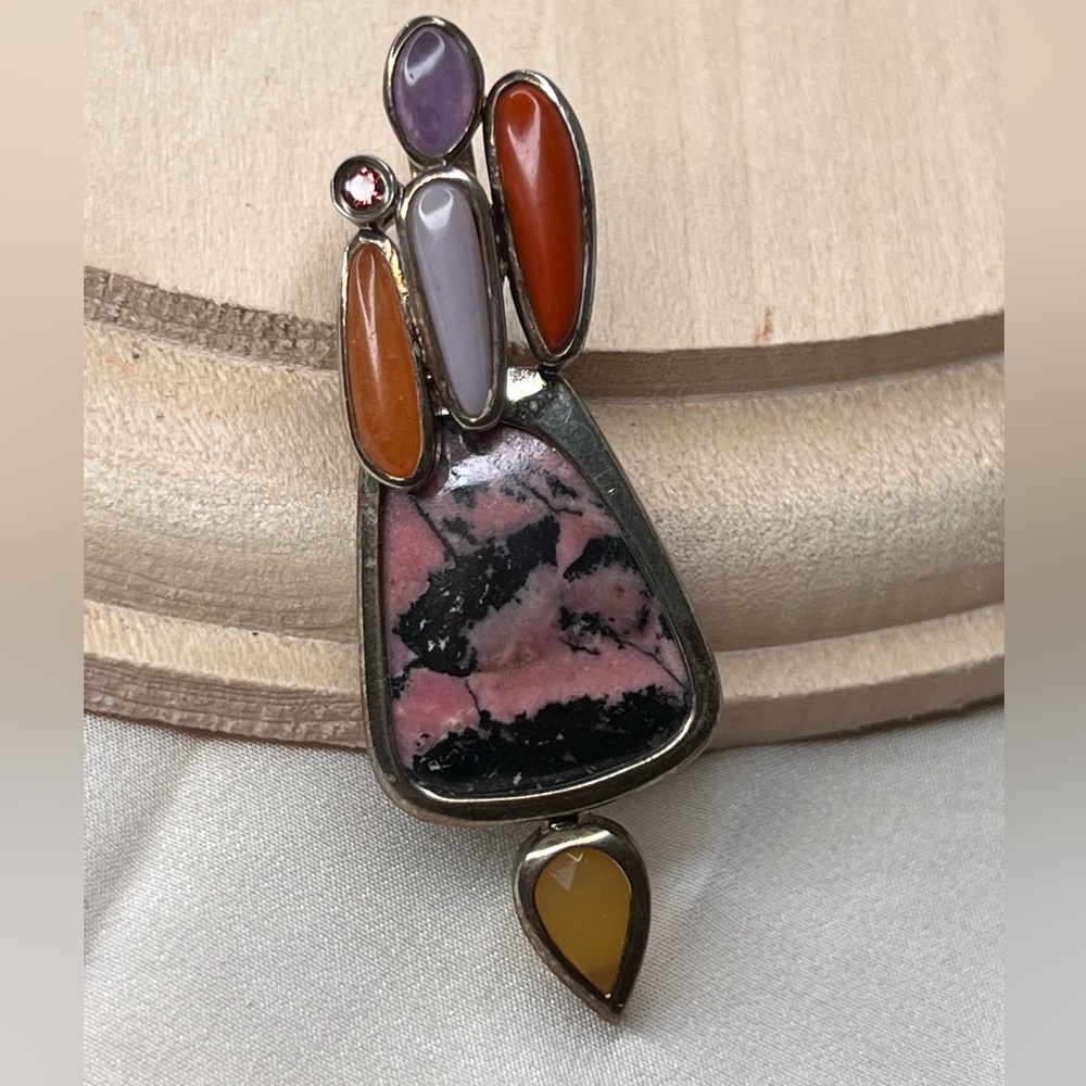 Whitney Kelly WK pendant .925 silver